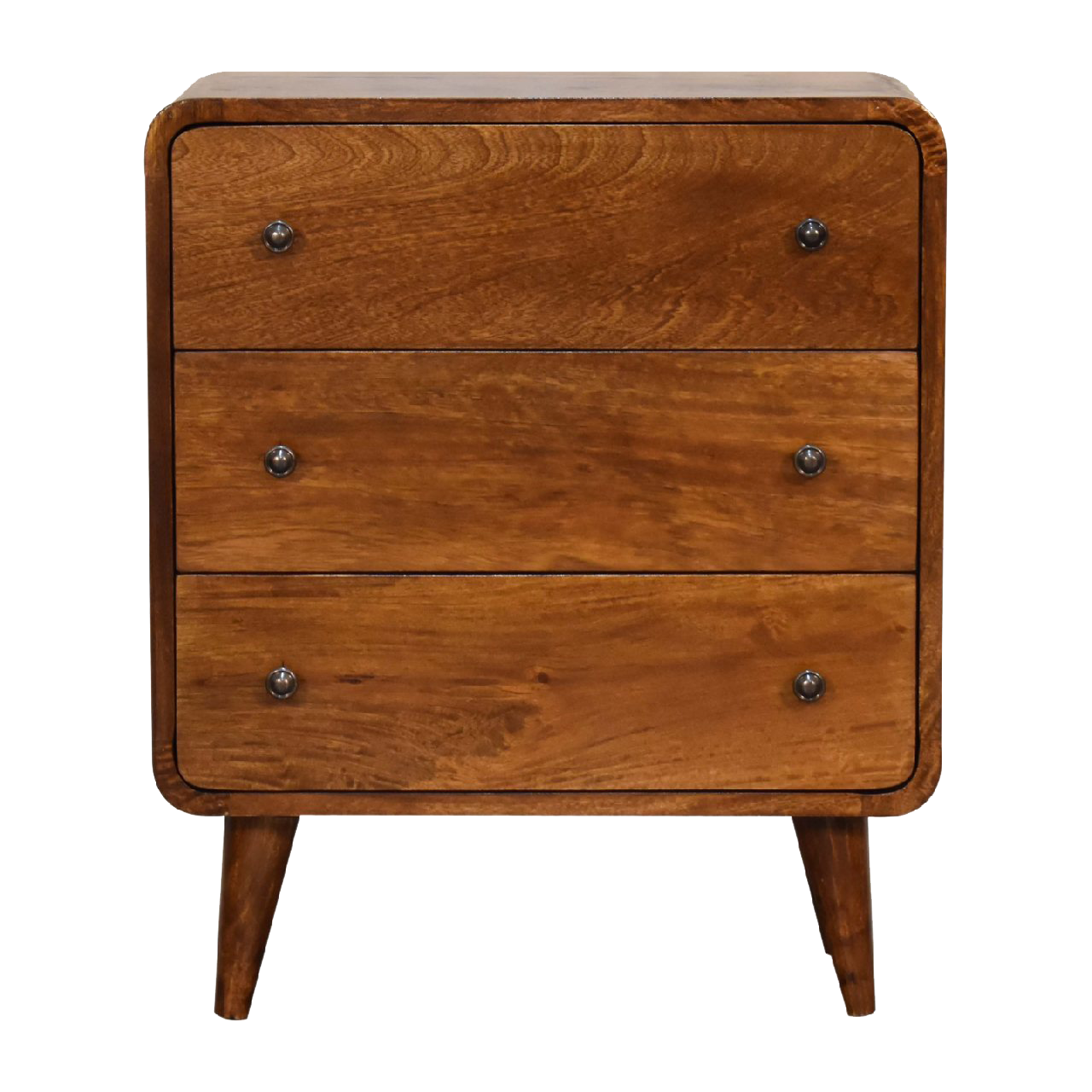 Mini Curved Chestnut Chest