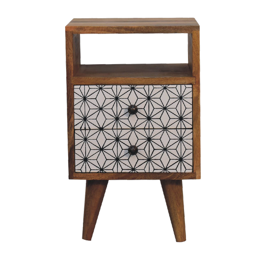 Mini Prima Bedside with Open Slot