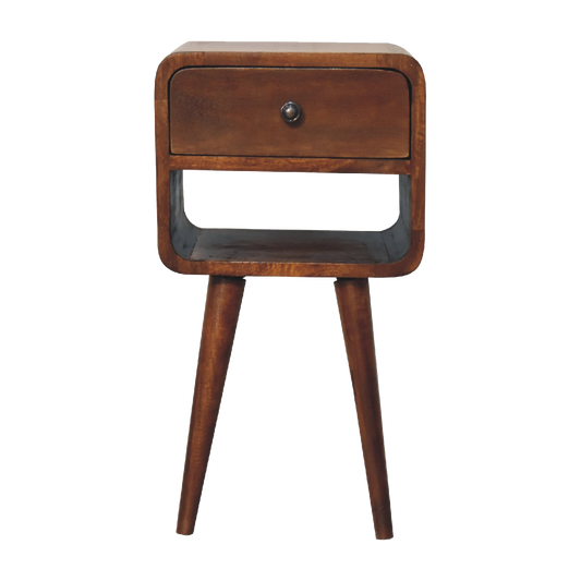 Mini Chestnut Curve Lower Bedside