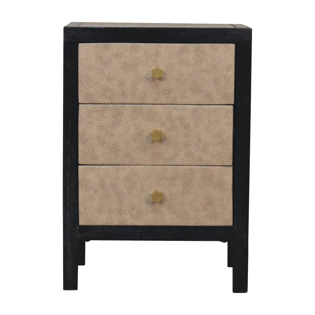 Mini Faux Leather Bedside