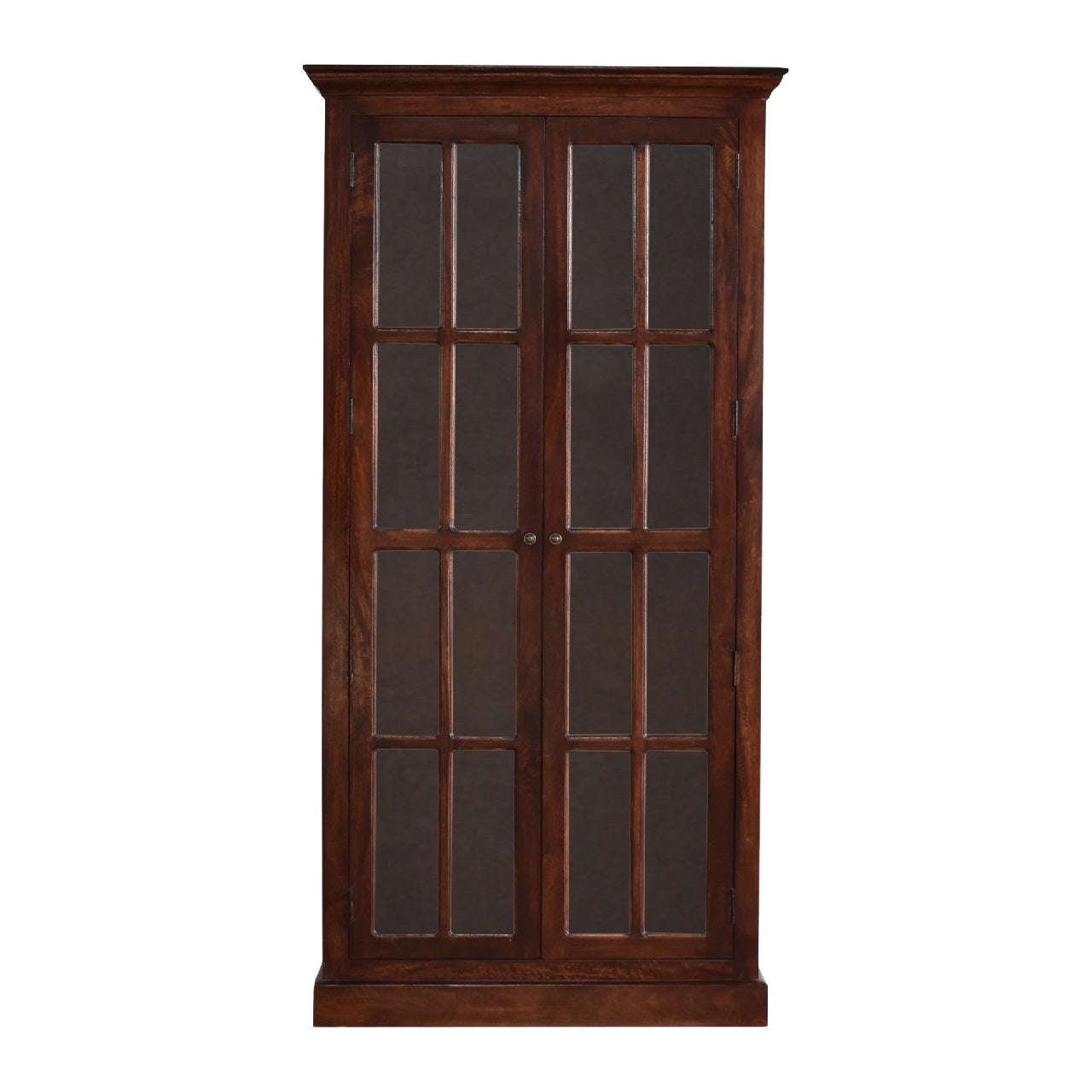 Tall Cherry Glazed Cabinet