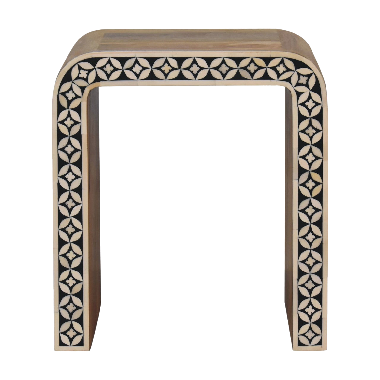 Edessa Bone Inlay End Table