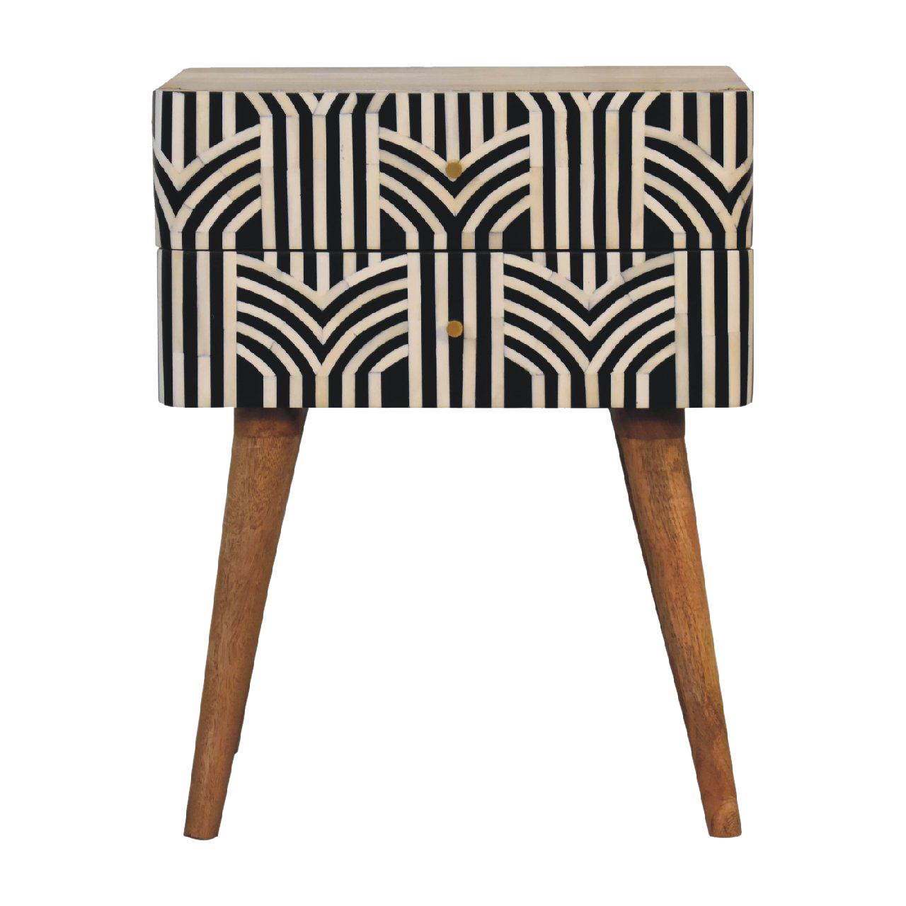 Edessa Bone Inlay Bedside