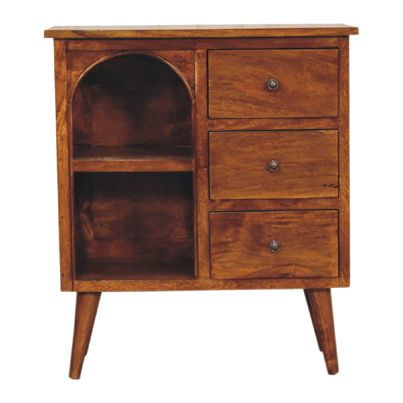 Chestnut Mixed Open Cabinet