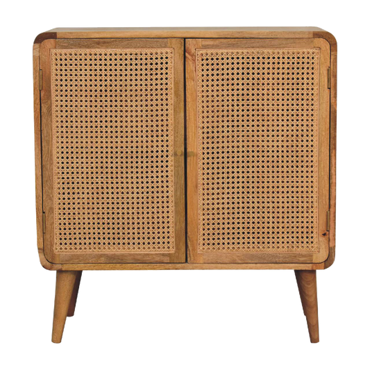 Larrisa Woven Storage Cabinet