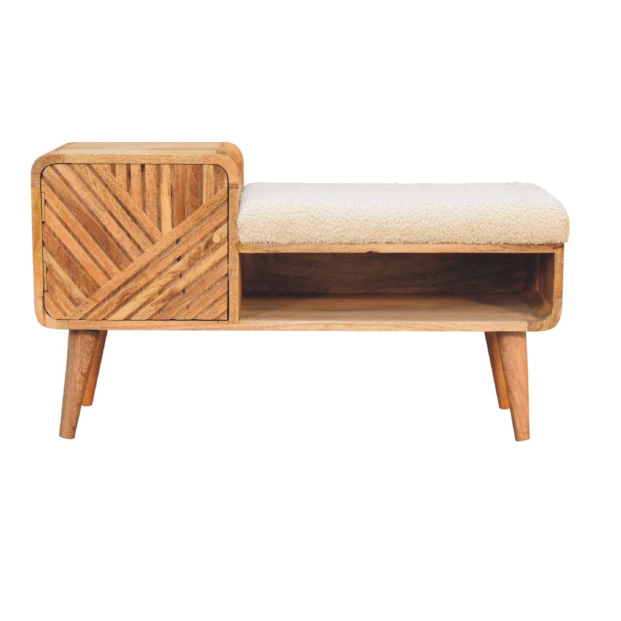 Boucle Carved Telephone Table