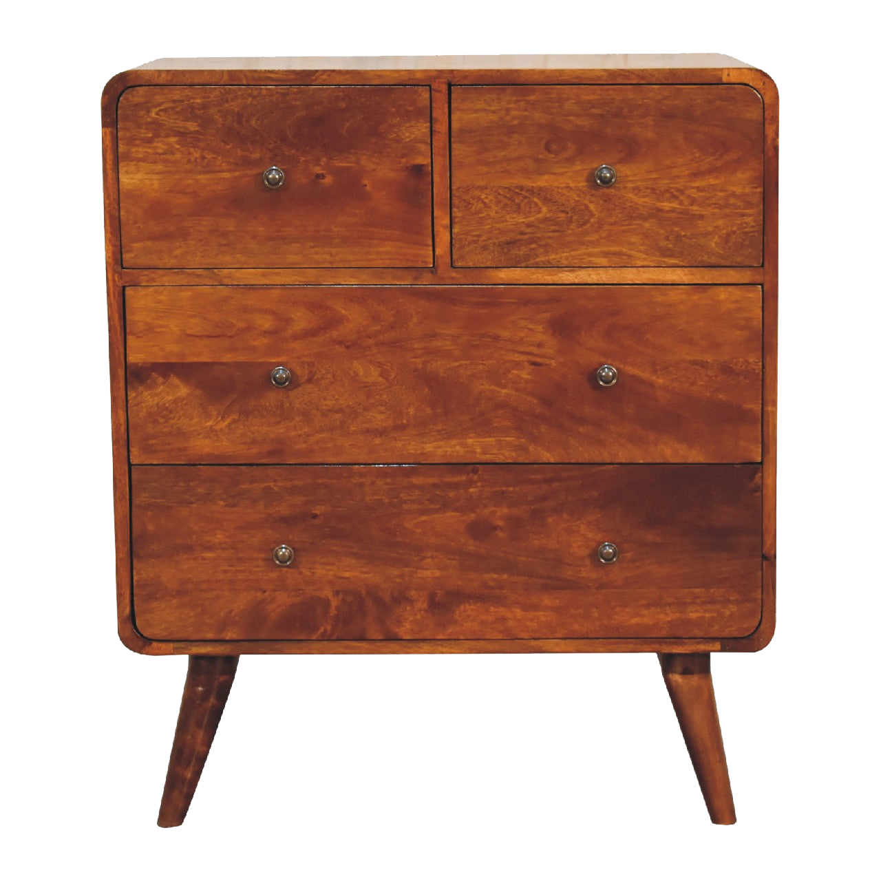 2 over 2 Curved Chesnut Chest