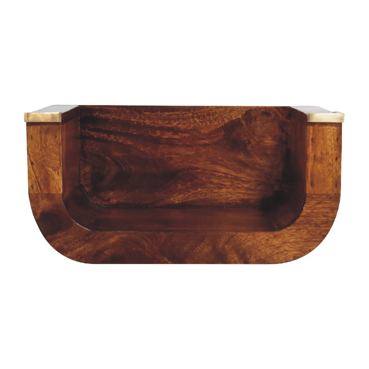 Indira Chestnut Floating Bedside