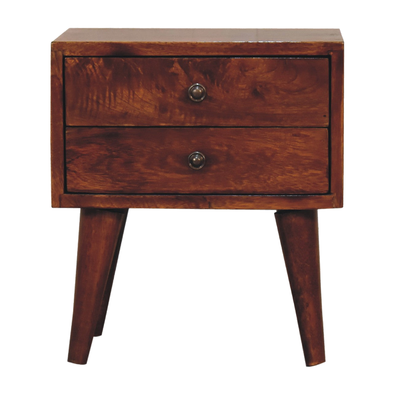 Mini Chestnut Modern Bedside