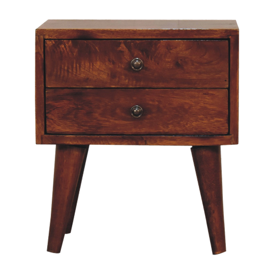 Mini Chestnut Modern Bedside