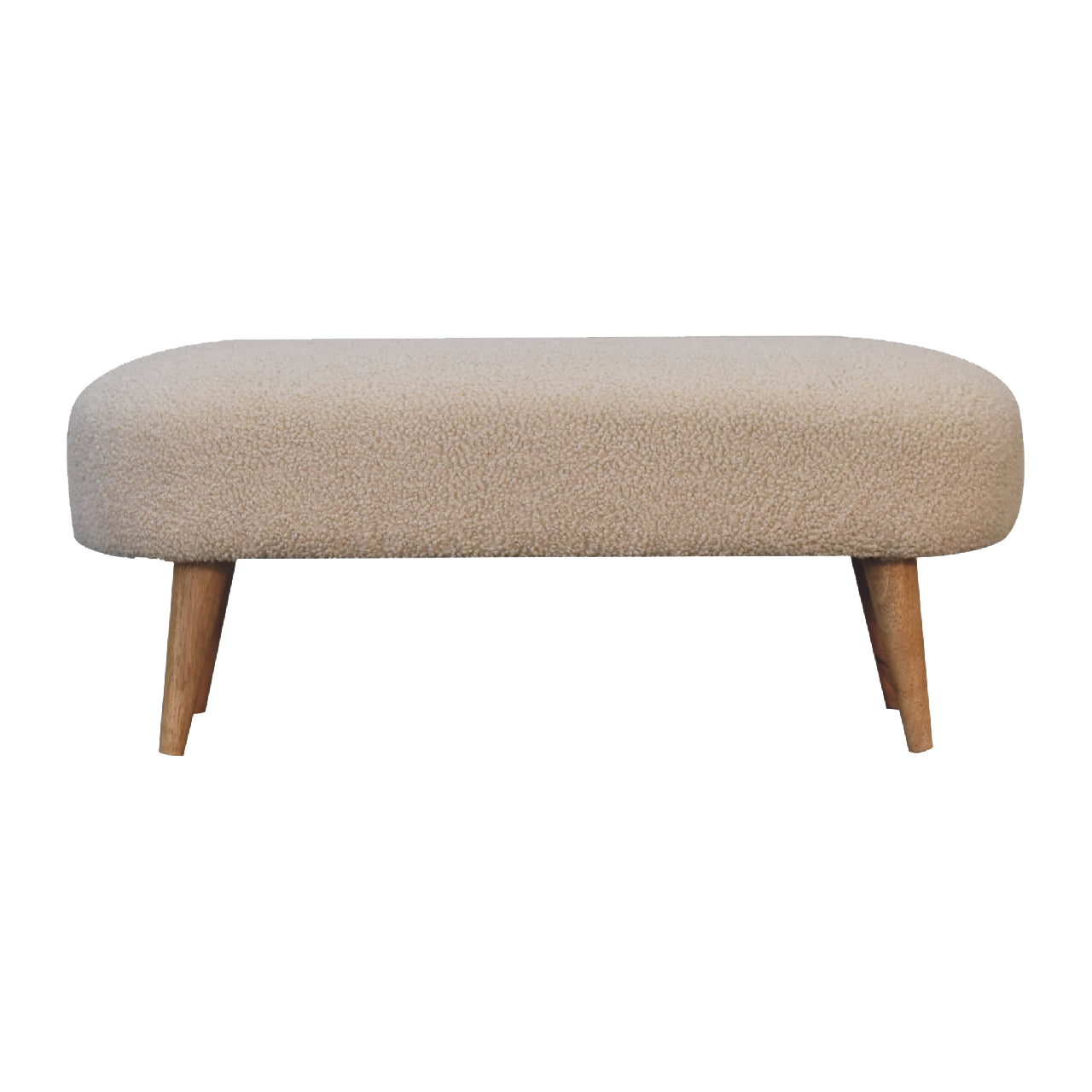 Boucle Hallway Bench