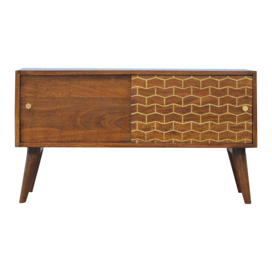 Gold Art Pattern Sideboard