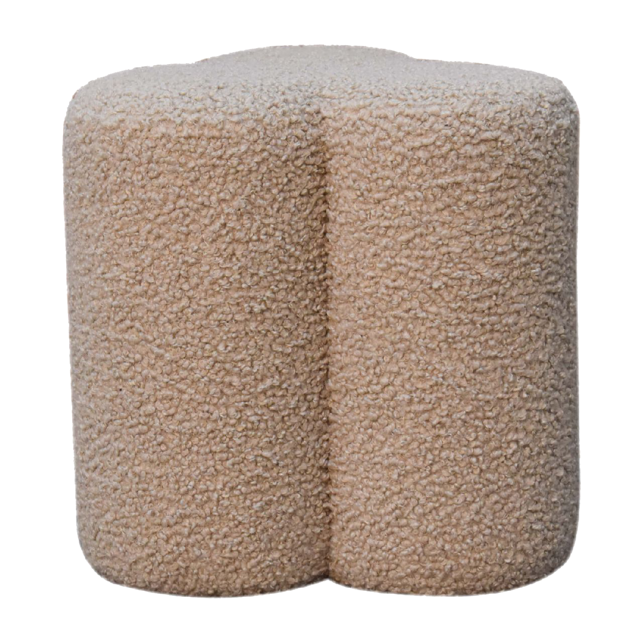 Mud Boucle Clover Footstool
