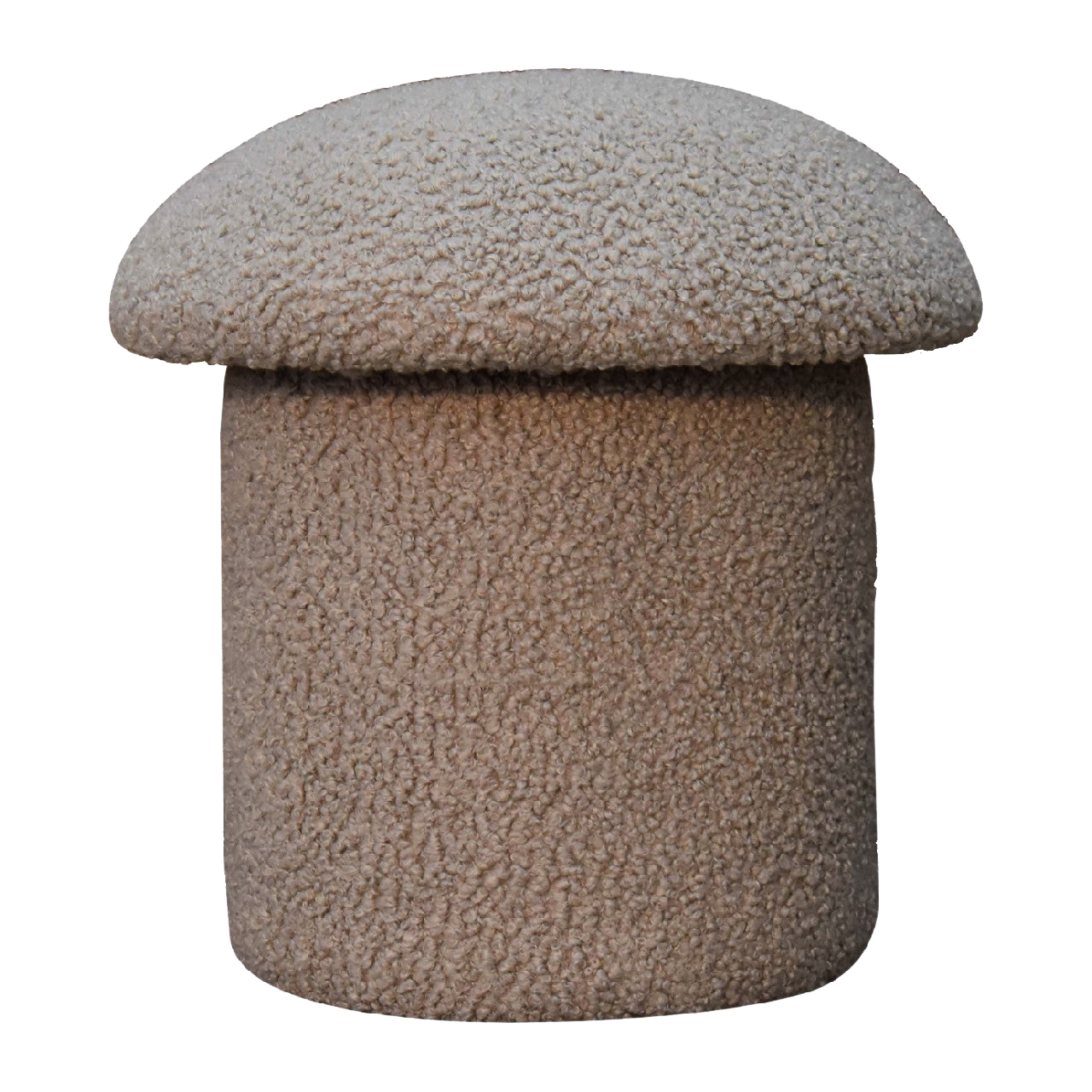 Mud Boucle Mushroom Footstool