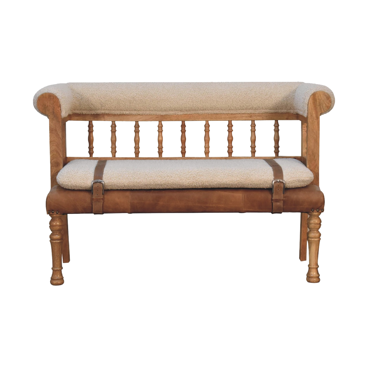 Strapped Hallway Bench