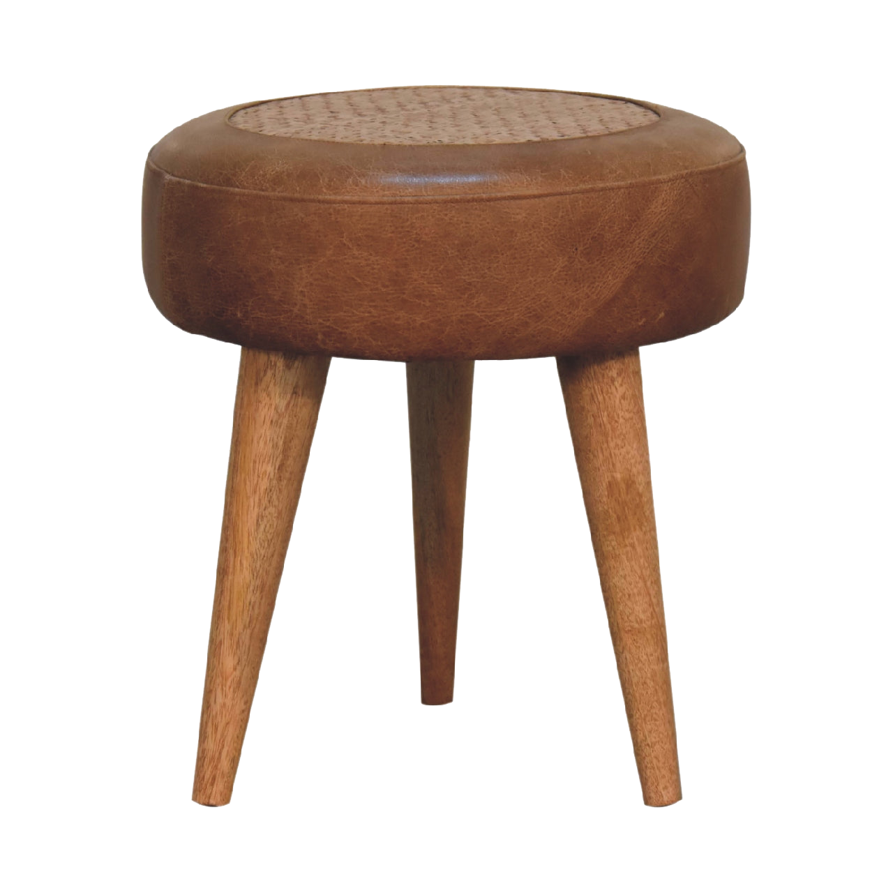 Seagrass Buffalo Footstool