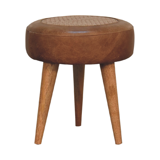 Seagrass Buffalo Footstool