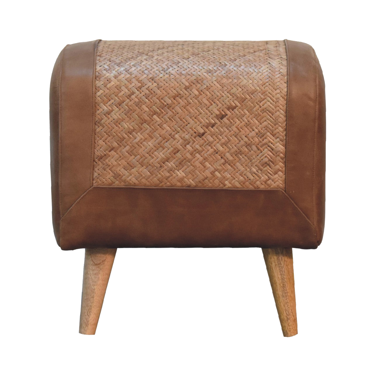 Seagrass Buffalo Square Footstool