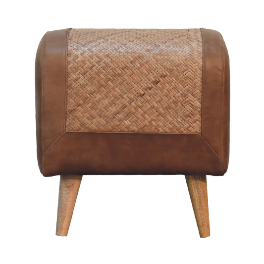 Seagrass Buffalo Square Footstool