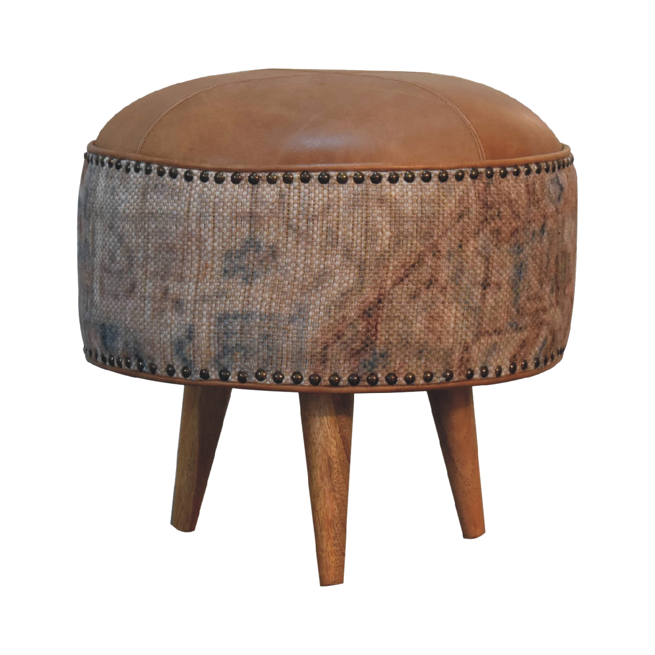Haven Durrie Round Footstool