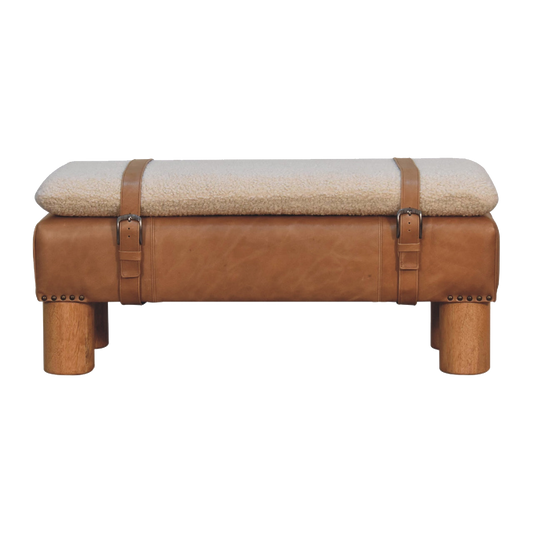 Strapped Cyclinder Bench