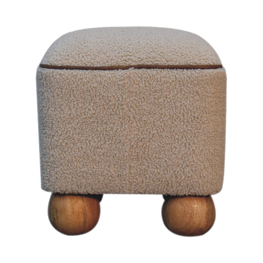 Serenity Footstool with Ball Feet