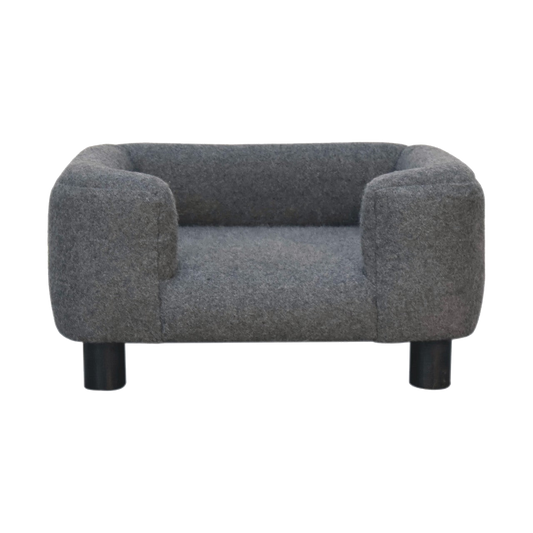 Mini Battleship Tweed Pet Sofa Bed
