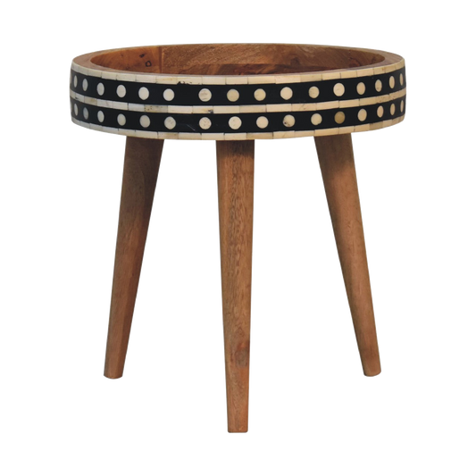 Mini Pattern Nordic End Table