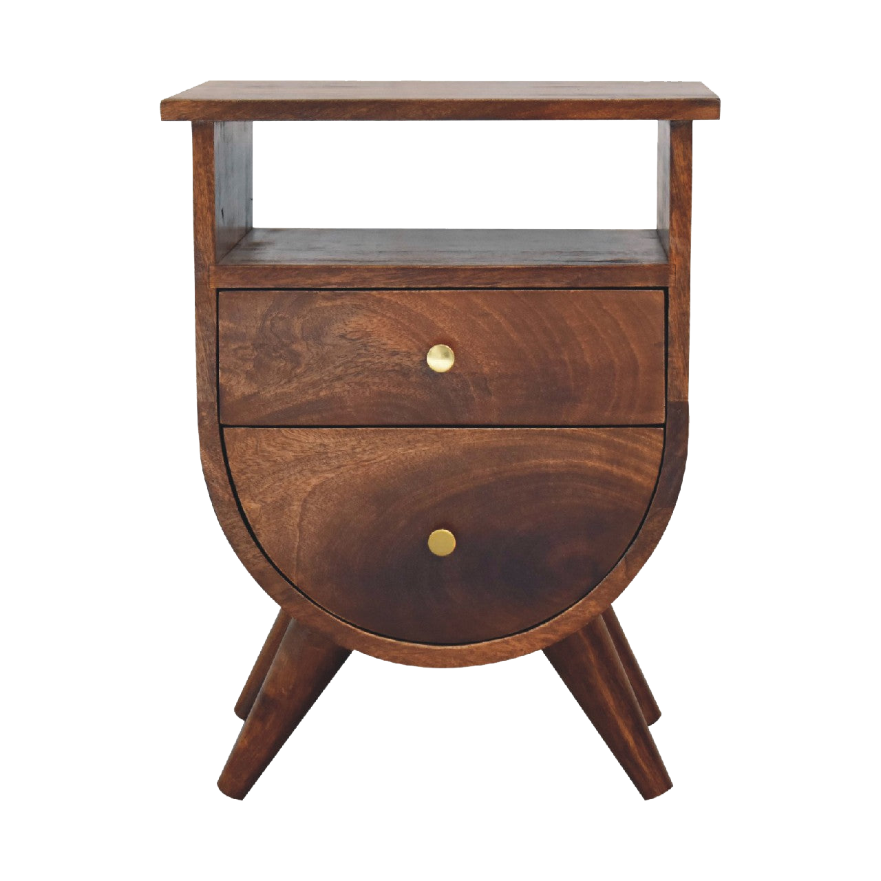 Split Chestnut Bedside