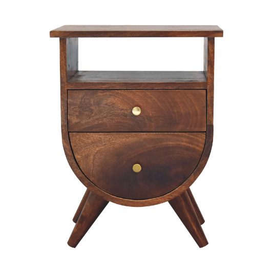 Split Chestnut Bedside