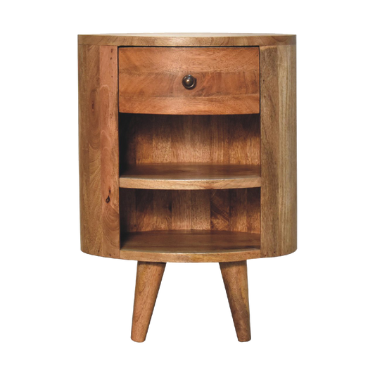 Cortez Oak-ish Bedside