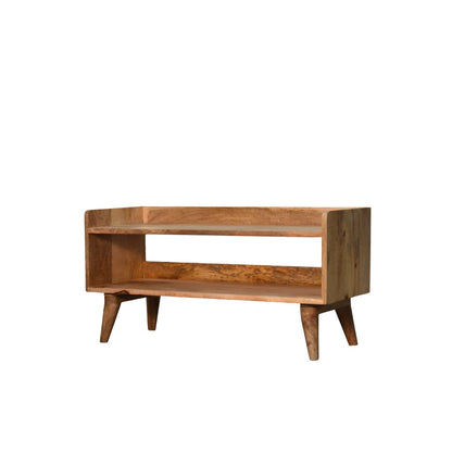 Oak-Style Nordic Storage Bench