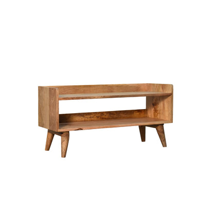 Oak-Style Nordic Storage Bench