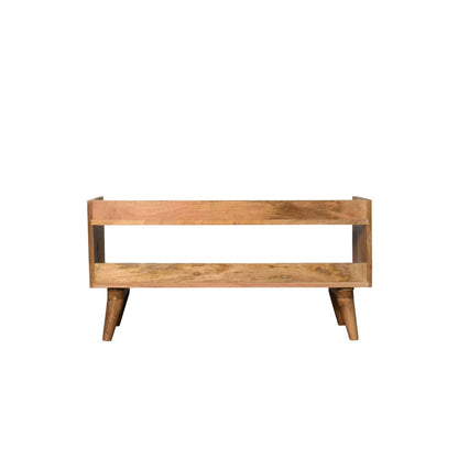 Oak-Style Nordic Storage Bench