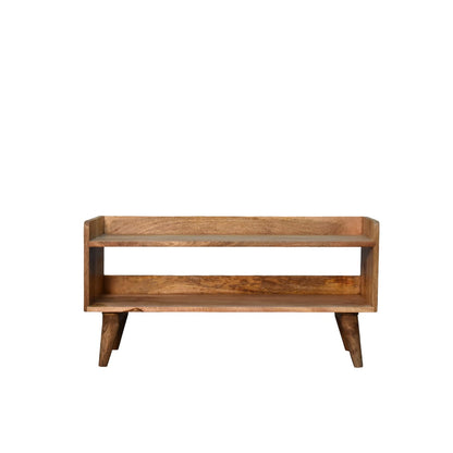 Oak-Style Nordic Storage Bench