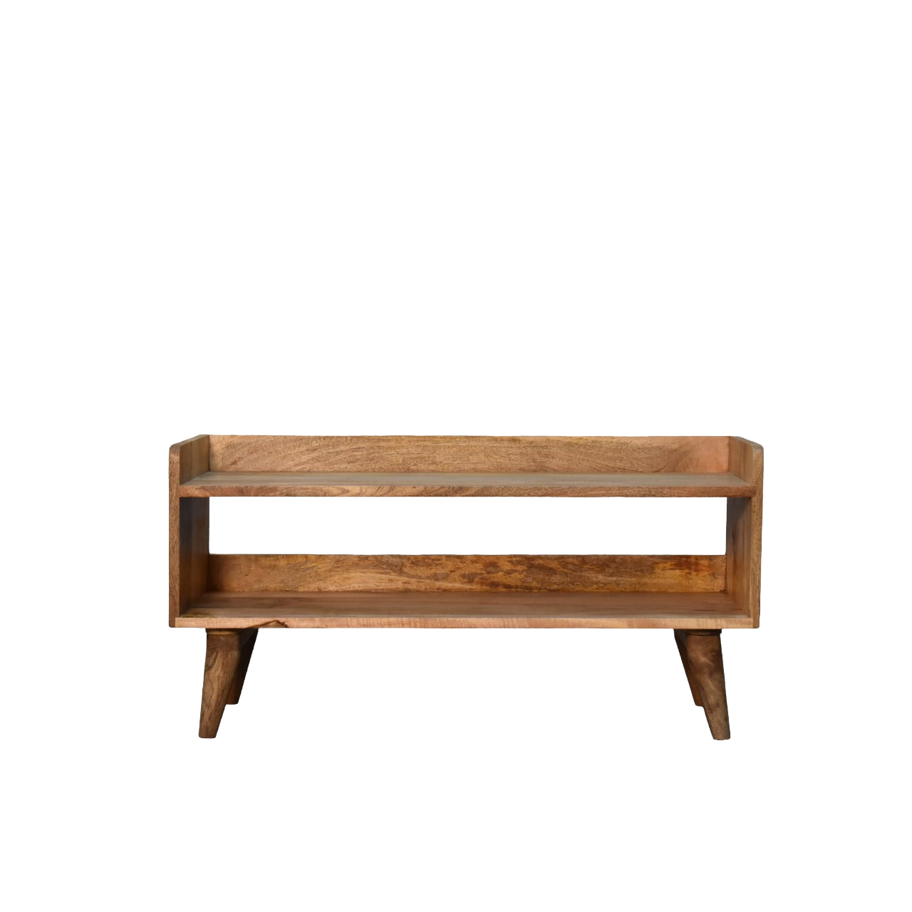 Oak-Style Nordic Storage Bench