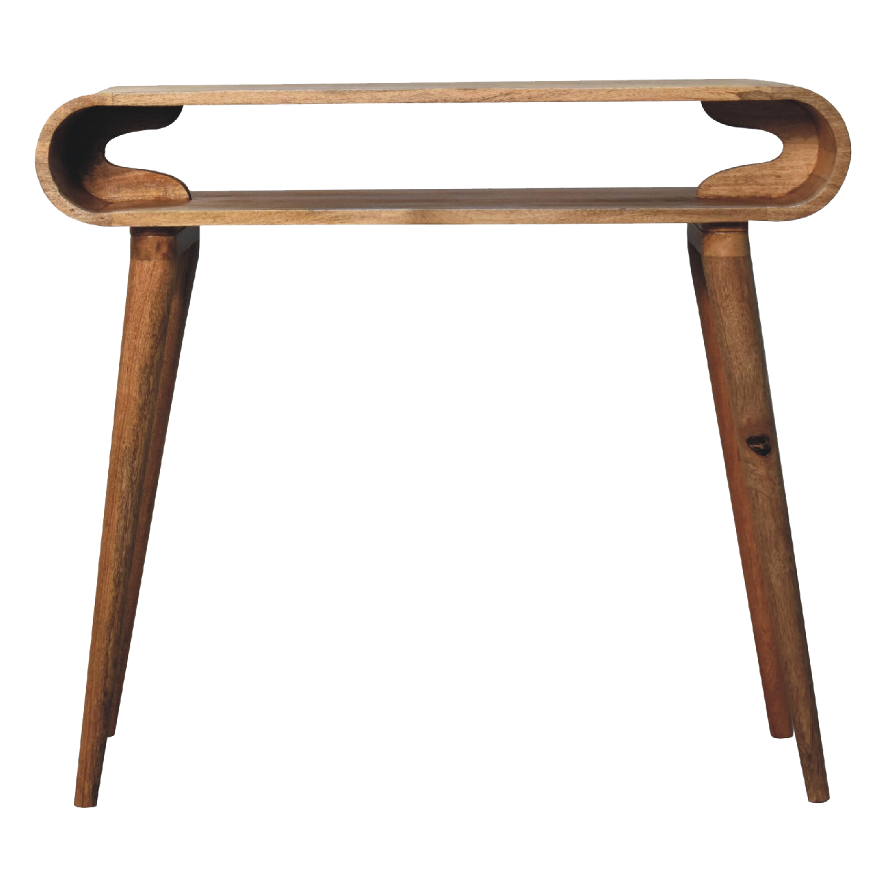 Amaya Oak-ish Nordic Style Console Table