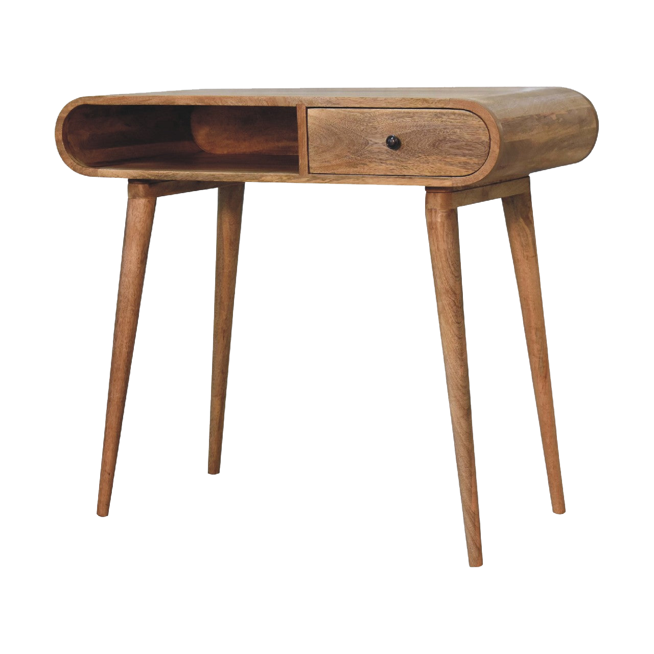 Curved Chestnut Writing Desk