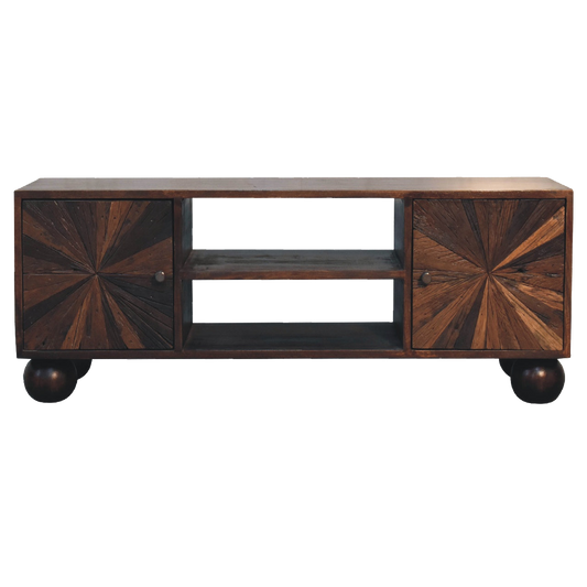 Sunrise Ball Walnut TV Unit