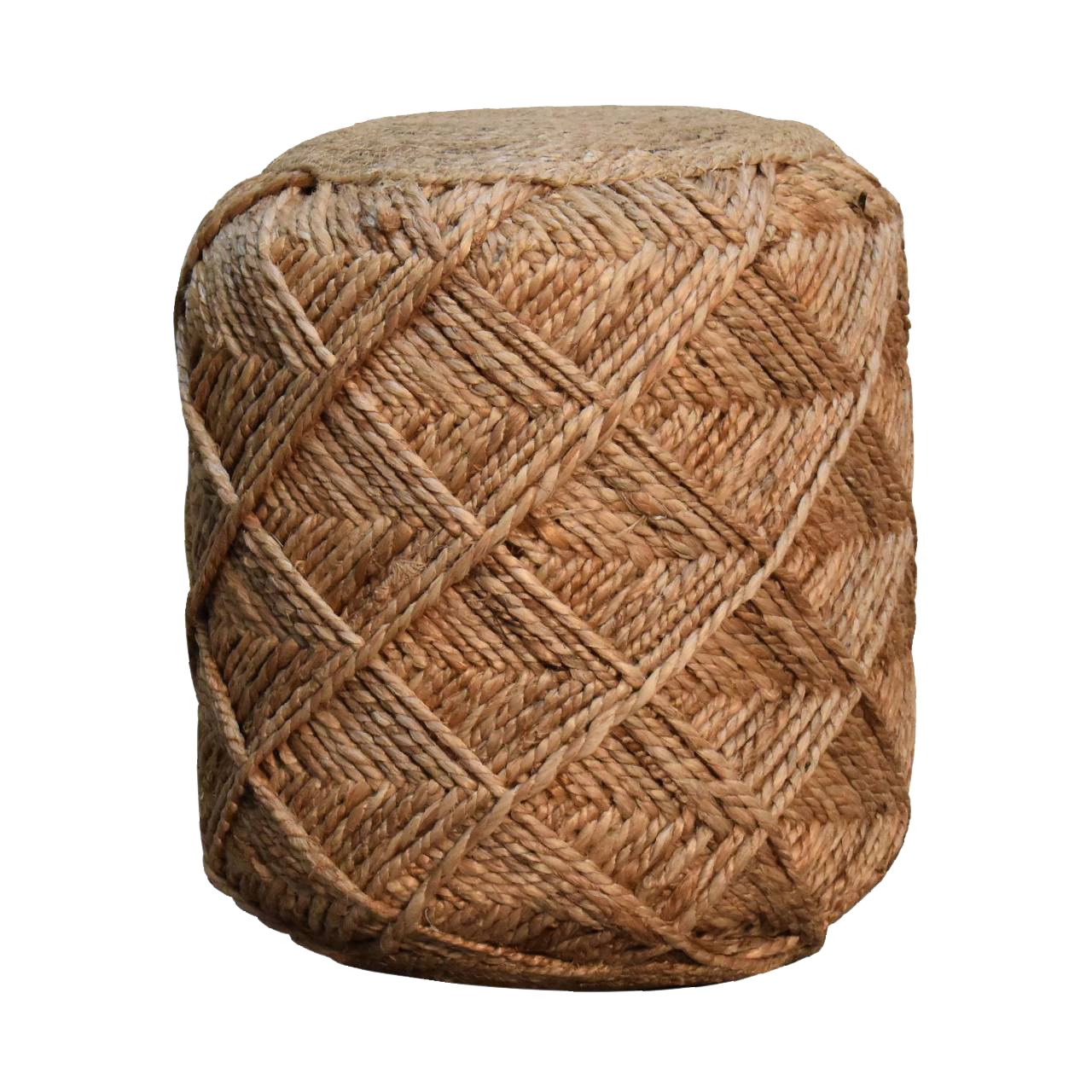 Jute Fiber Footstool Small Pattern