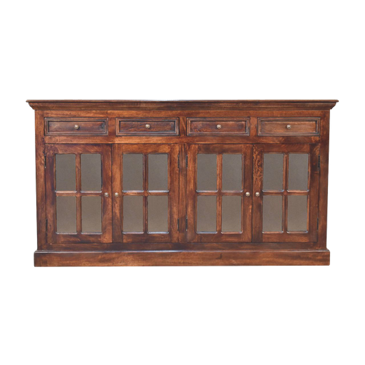 Light Walnut Glazed Sideboard