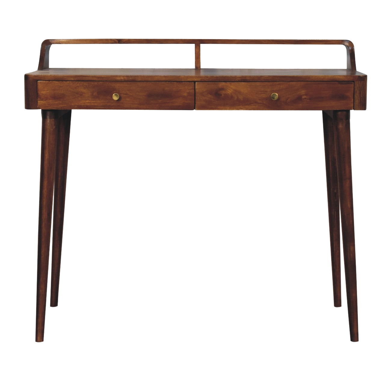 Elevated Chestnut Console Table