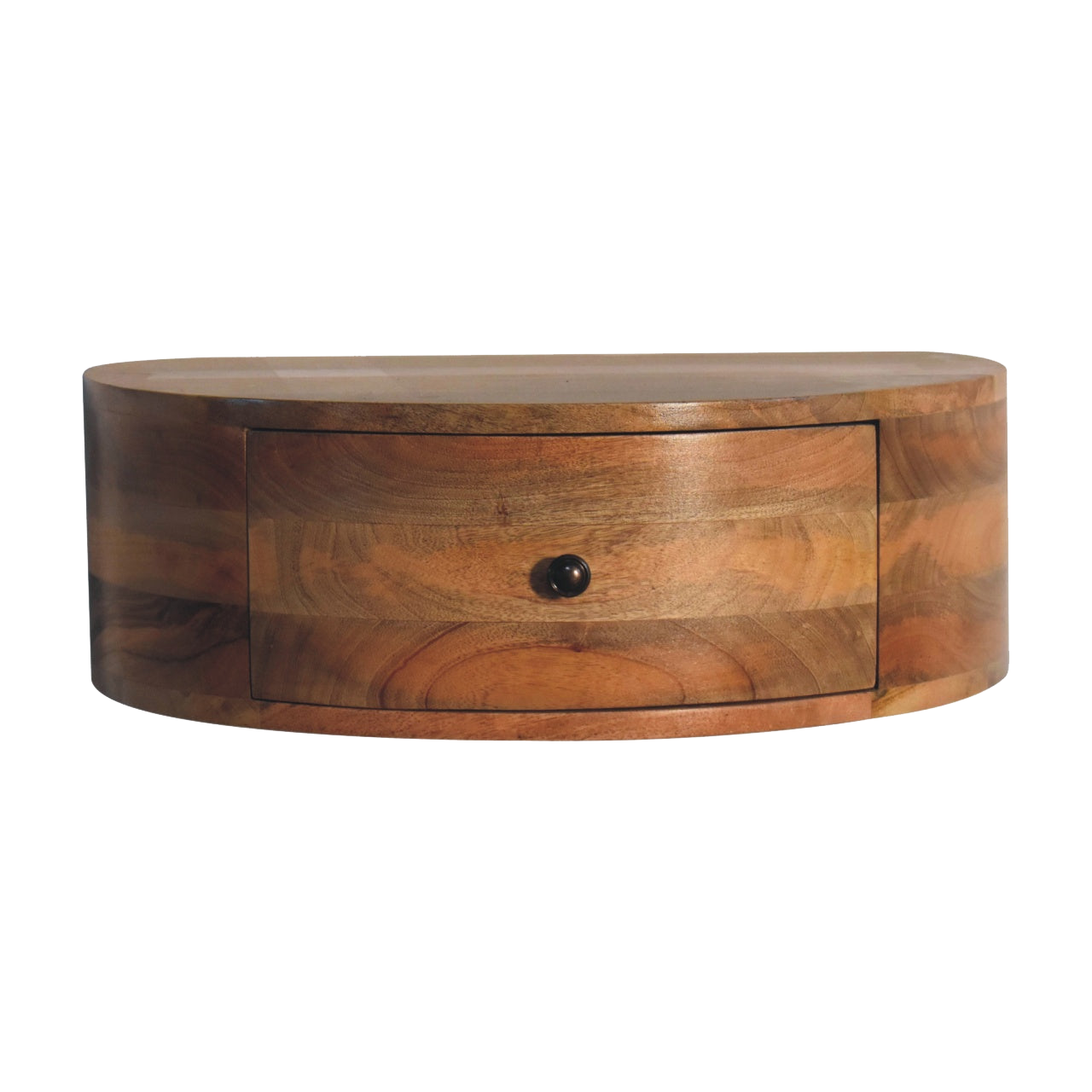 Large Wall Mounted Rounded Bedside