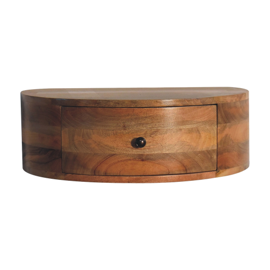 Large Wall Mounted Rounded Bedside
