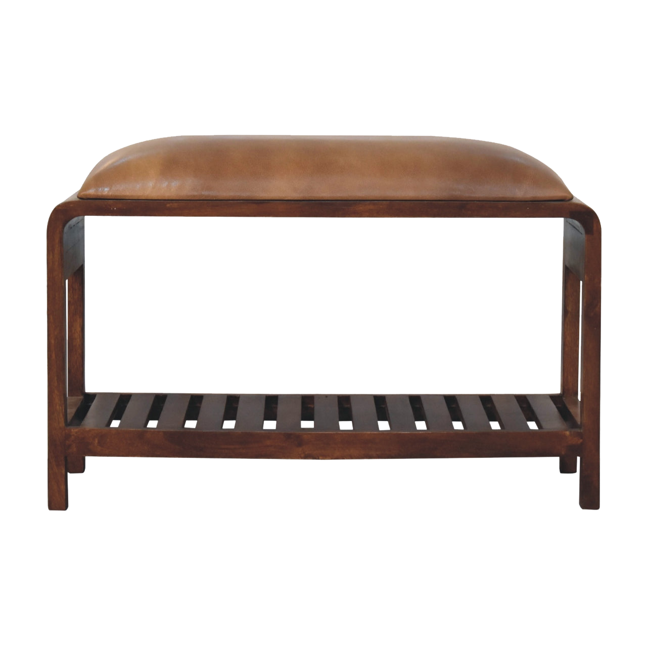 Buffalo Slatted Square Bench