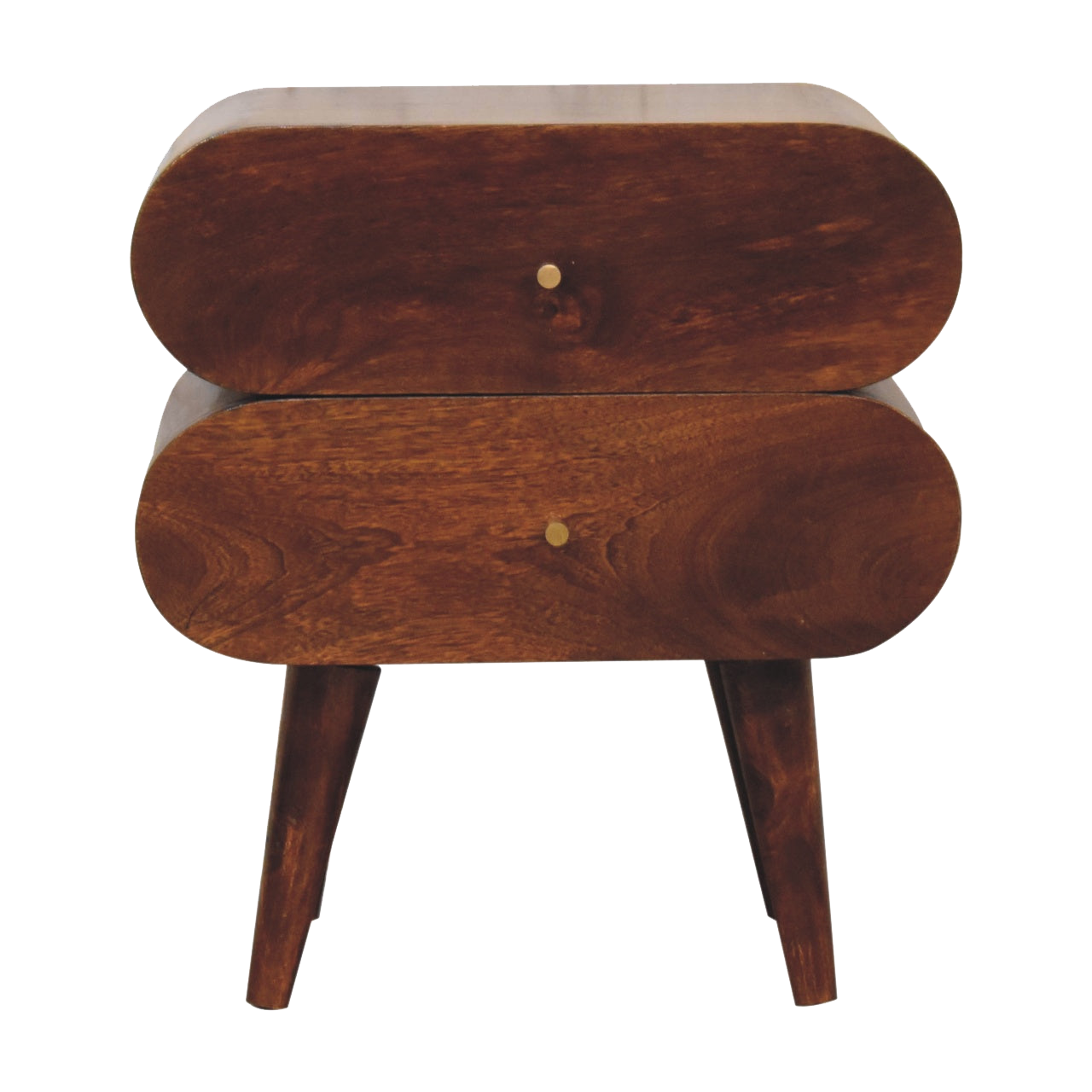 Bubble Chestnut Bedside
