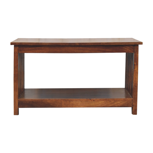 Slatted Chestnut Coffee Table