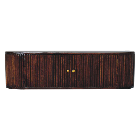Chunky Chestnut Floating Bedside
