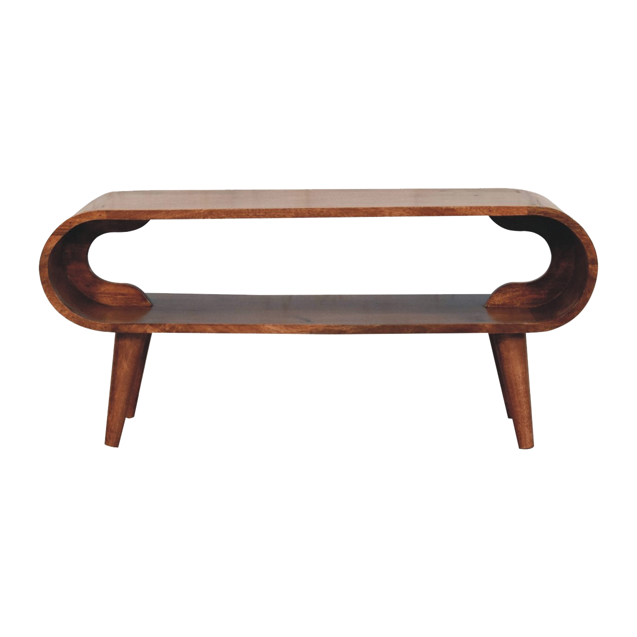 Amaya Nordic Style Honey Caramel Coffee Table