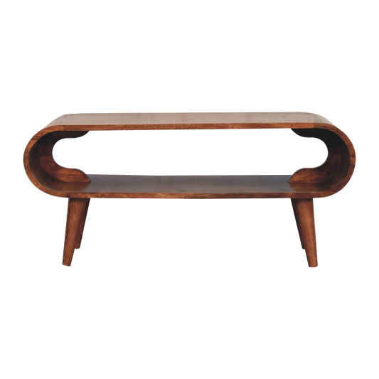 Amaya Nordic Style Honey Caramel Coffee Table